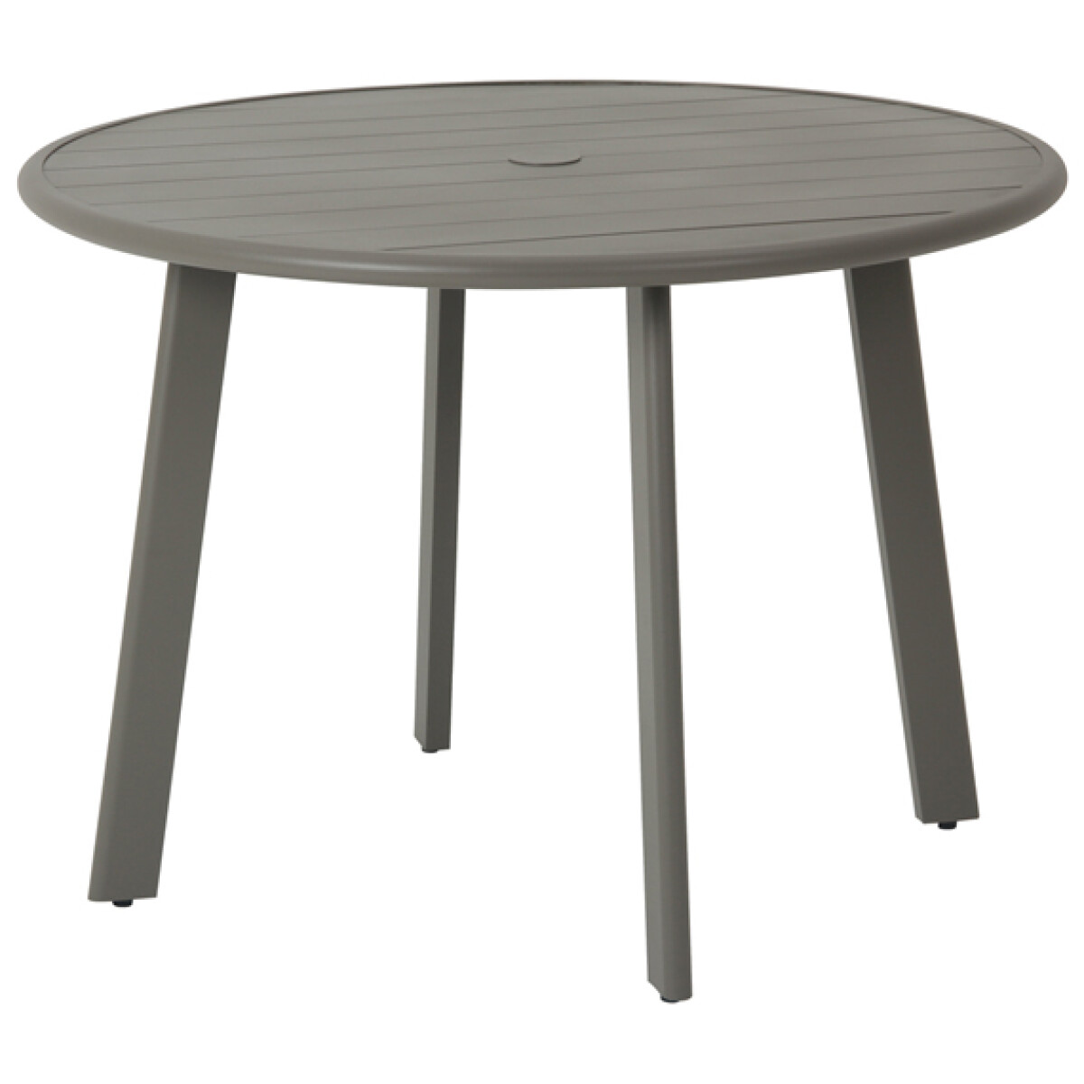 MESA JARDIN DE DISEÑO EN ALUMINIO 1.20 mts - TAUPE 