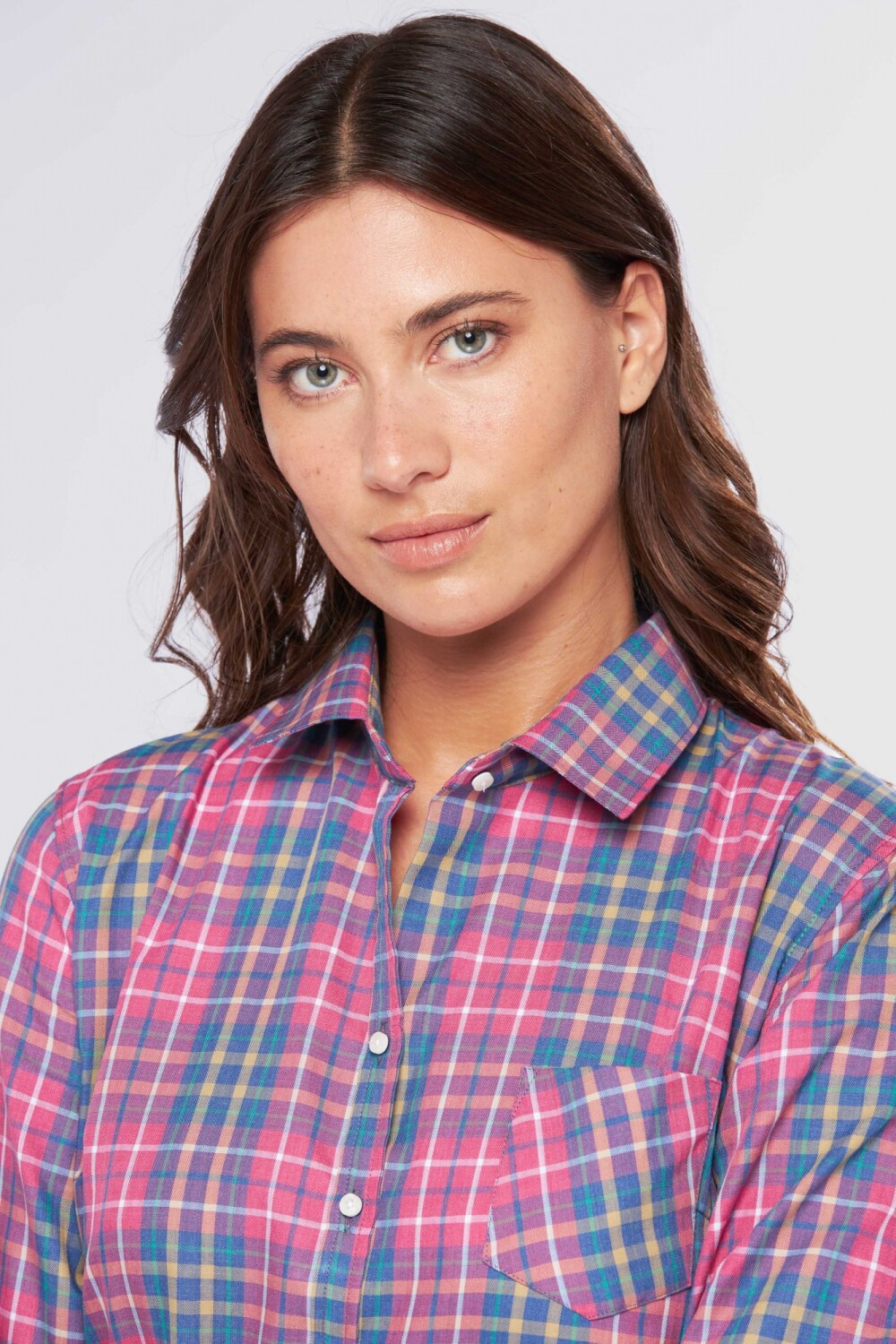 CAMISA CUADROS Rosa