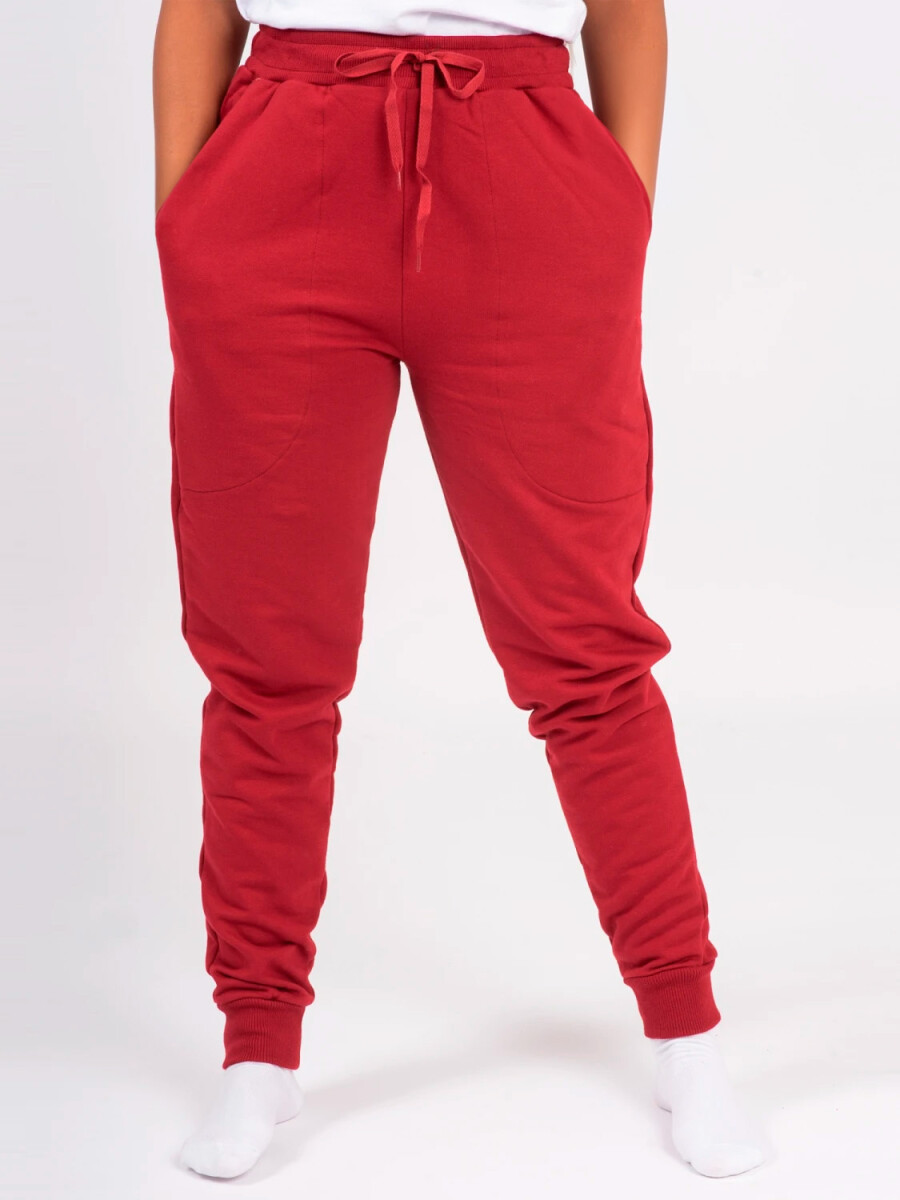 PANTALÓN BABUCHA ADULTO UNISSEX - ROJO 