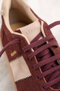 Zapatilla Combinada Bordo