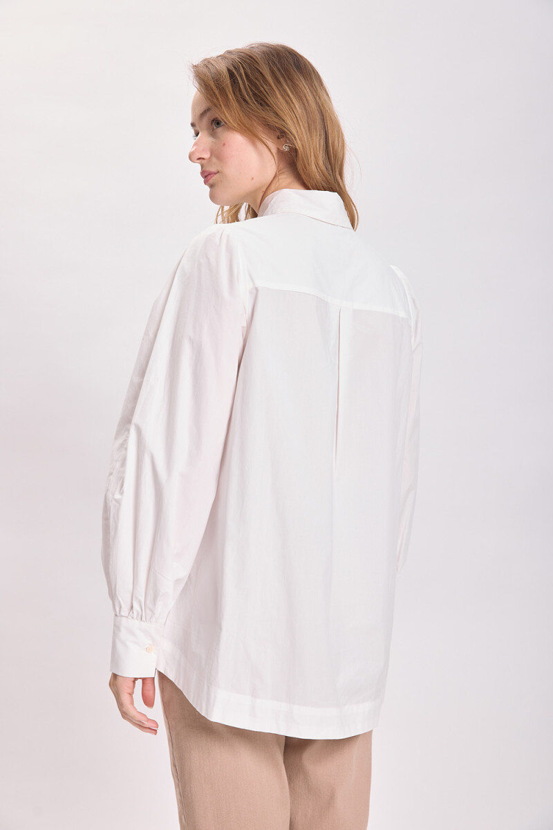 Camisa hombreras Blanco