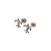 Abridores bebe Flor de Lis - Plata 925 - Sin Piedra - AB3010 Sinpiedra