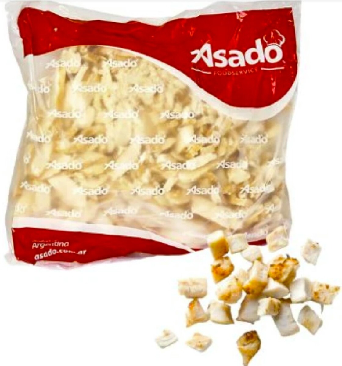 Pollo cocido en cubos 2,5 kgs 