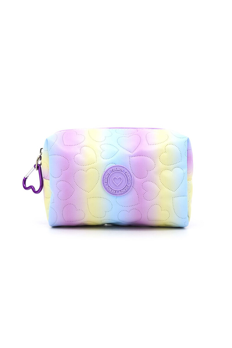 Cartuchera multicolor - Rosa 