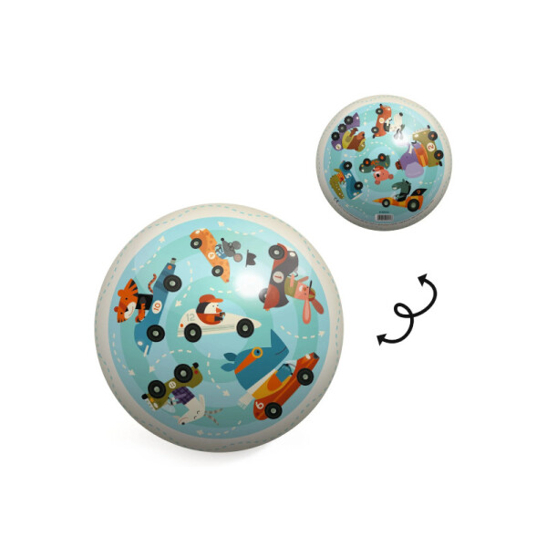 Pelota 22 cm - Djeco Tráfico