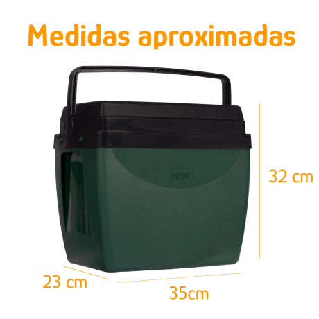 Conservadora Heladera Mor 18L Térmica Portátil AsaResistente Verde