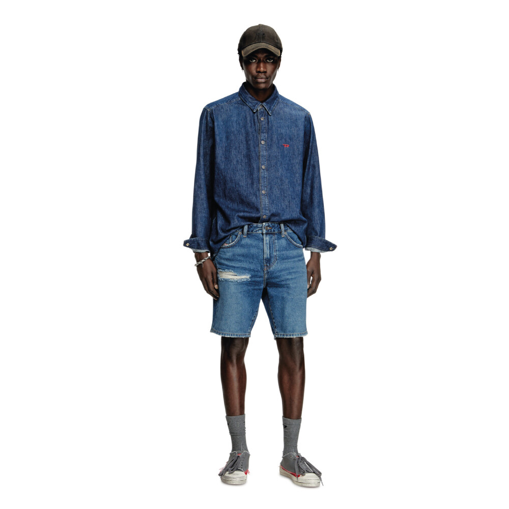 Short Para Hombre D-Fin Azul Marino