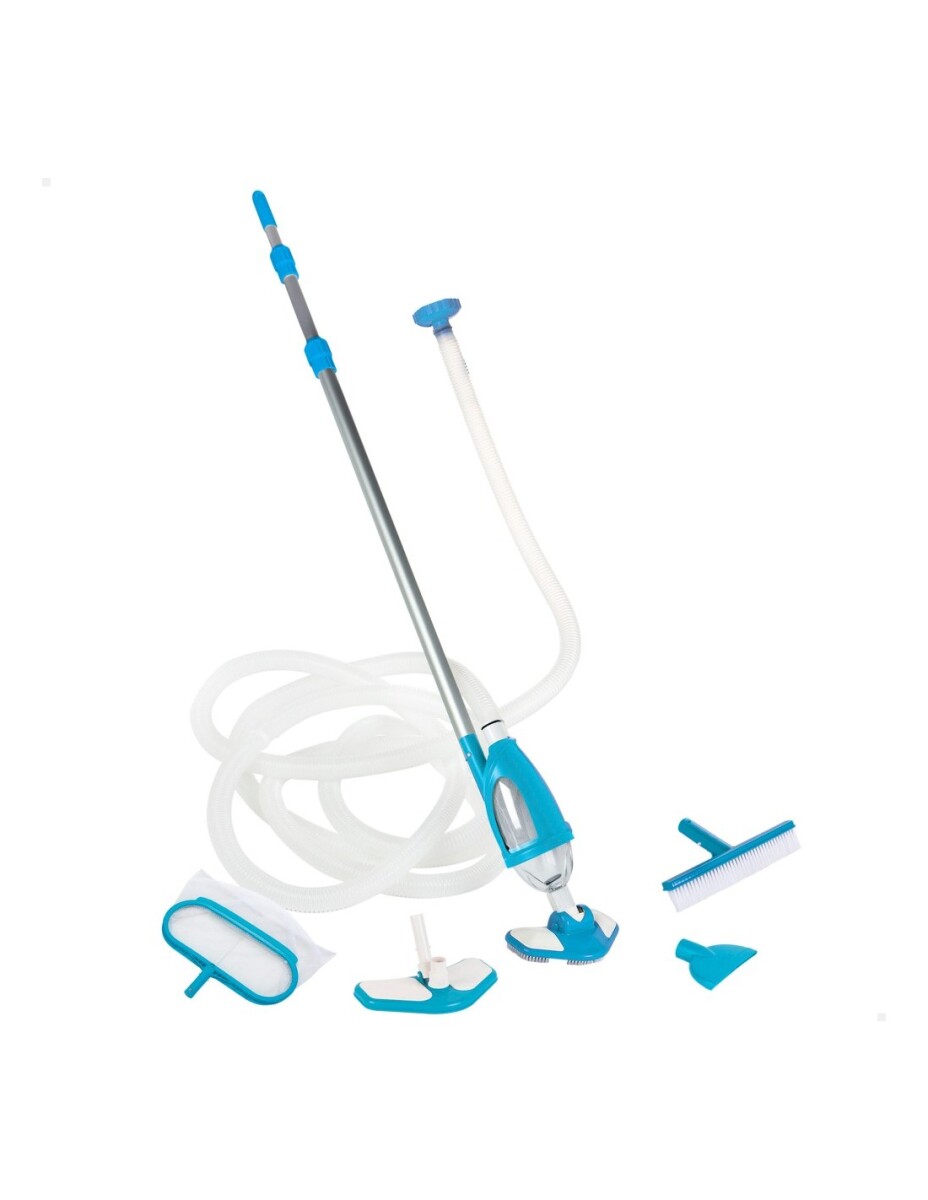 INTEX KIT DE LIMPIEZA DELUXE PISCINAS HASTA 5.49 MTS MANGO TELESCOPICO 2.79 MTS 