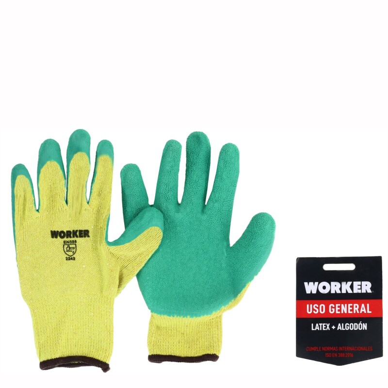 Guantes Unisex Worker Lanilla Multicolor