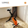 Bicicleta Fija Ergométrica Plegable Altura Ajustable Naranja