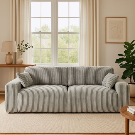 SOFÁ MARSHMALLOW GRIS - 3 CUERPOS