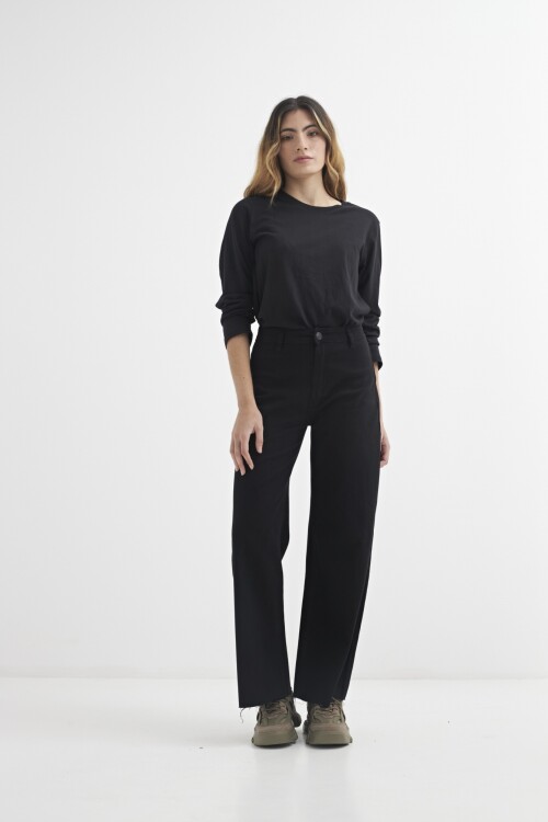 Jean Wide Leg NEGRO