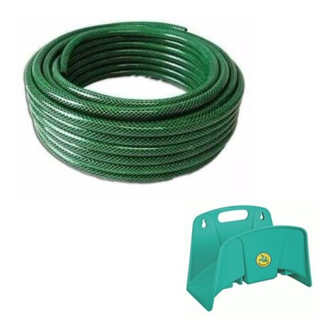 MANGUERA 30 MT 1/2" CON SOPORTE - FOREST GARDEN MANGUERA 30 MT 1/2" CON SOPORTE - FOREST GARDEN