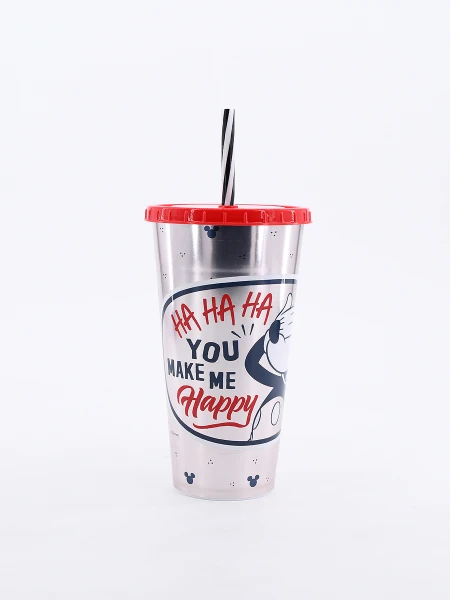 VASO CON SORBITO MICKEY BLANCO