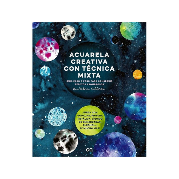 Acuarela creativa con técnica mixta Única