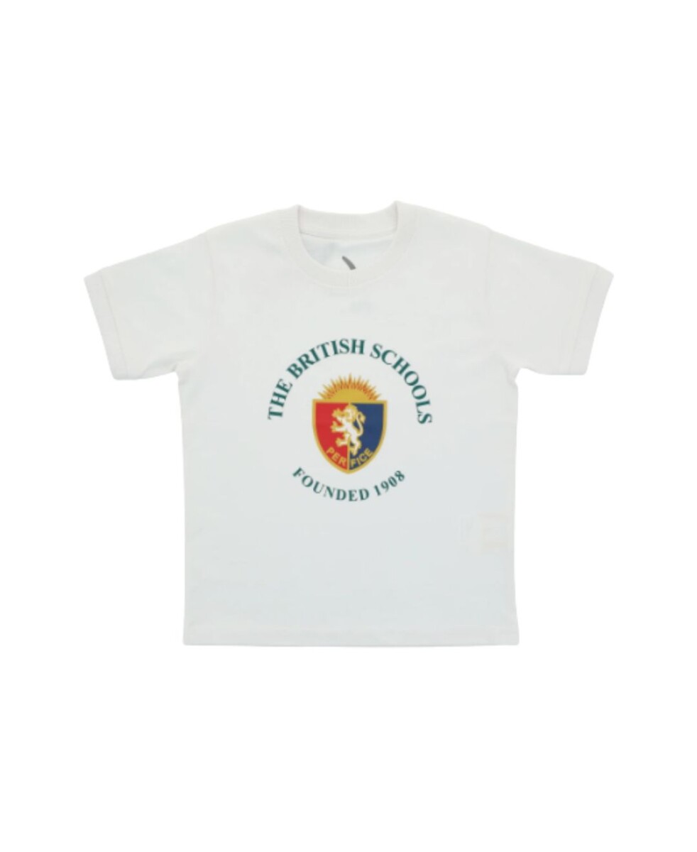 Tshirt manga corta British - Blanco 