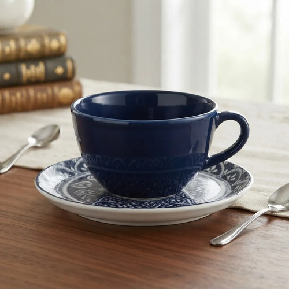 Taza de te con plato Malaga 200 ml OXFORD Taza de te con plato Malaga 200 ml OXFORD