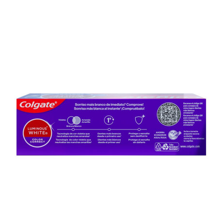 Pasta de Dientes Colgate Luminous White Color Correct 70g Pasta de Dientes Colgate Luminous White Color Correct 70g