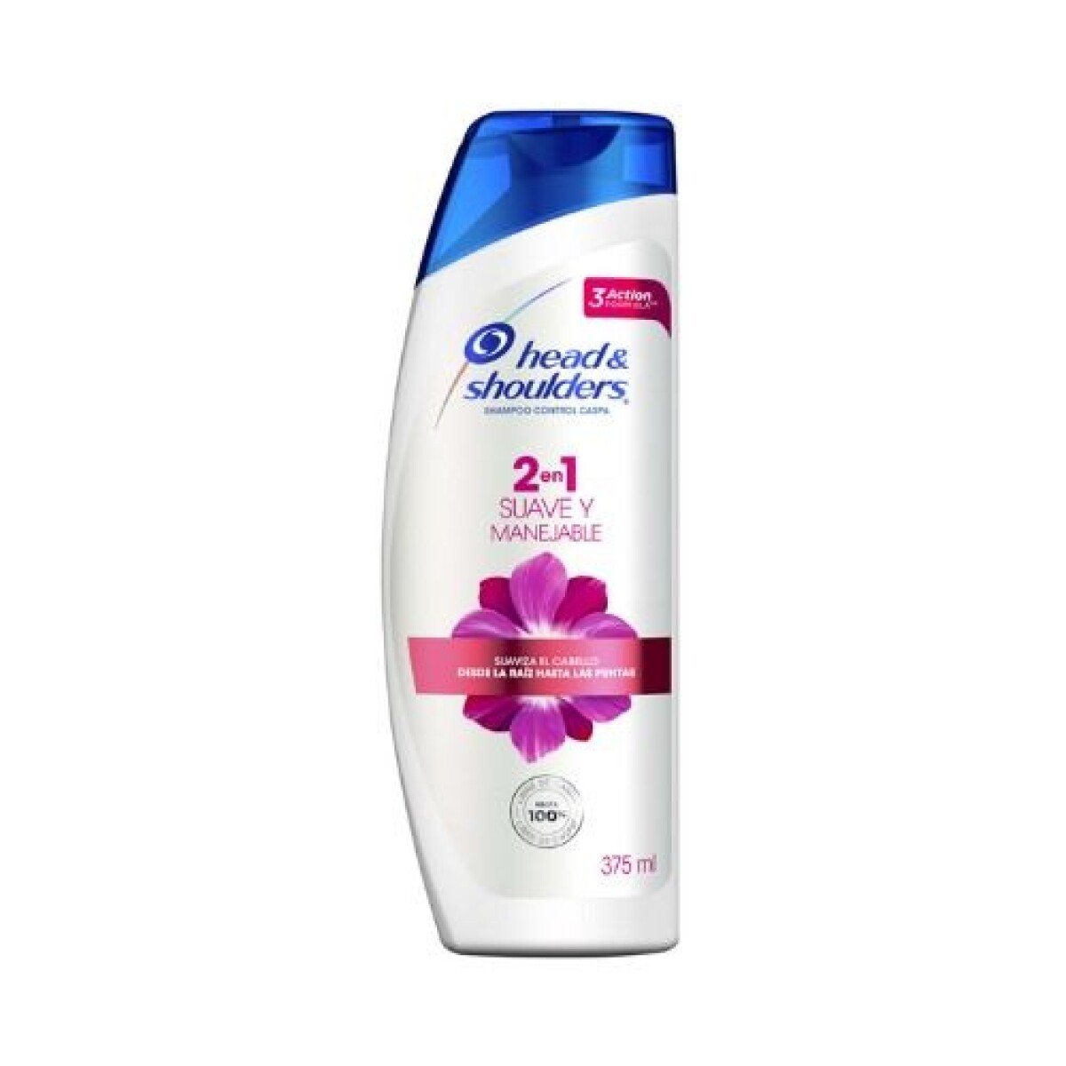 Shampoo HEAD & SHOULDERS Suave y Manejable de 375 ml 