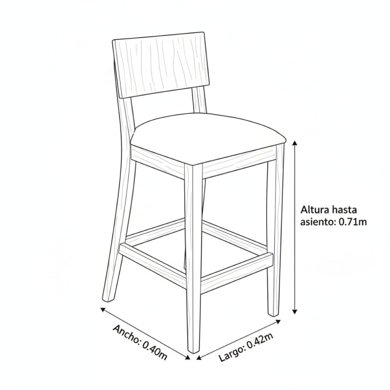 BANQUETA 003 - CREMA 305532 (CD) Unica