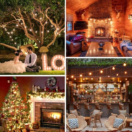 Guirnaldas Guia Led De 25 Luces Vintage Exterior + 2 Repuestos Guirnaldas Guia Led De 25 Luces Vintage Exterior + 2 Repuestos