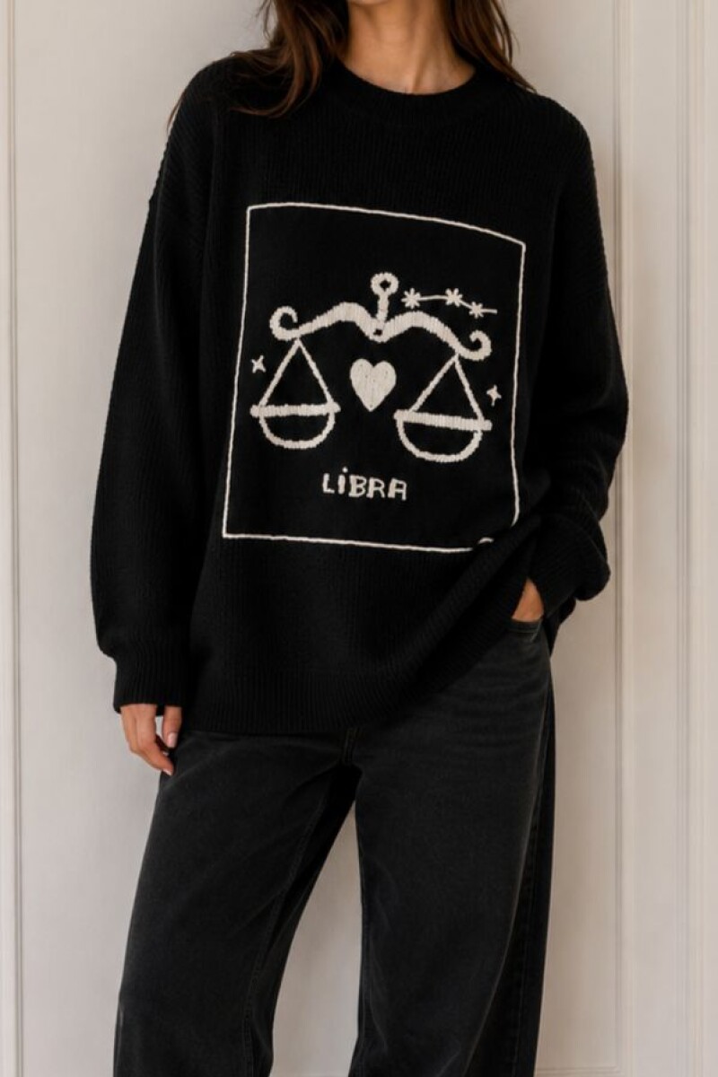 Sweater - Libra Negro 