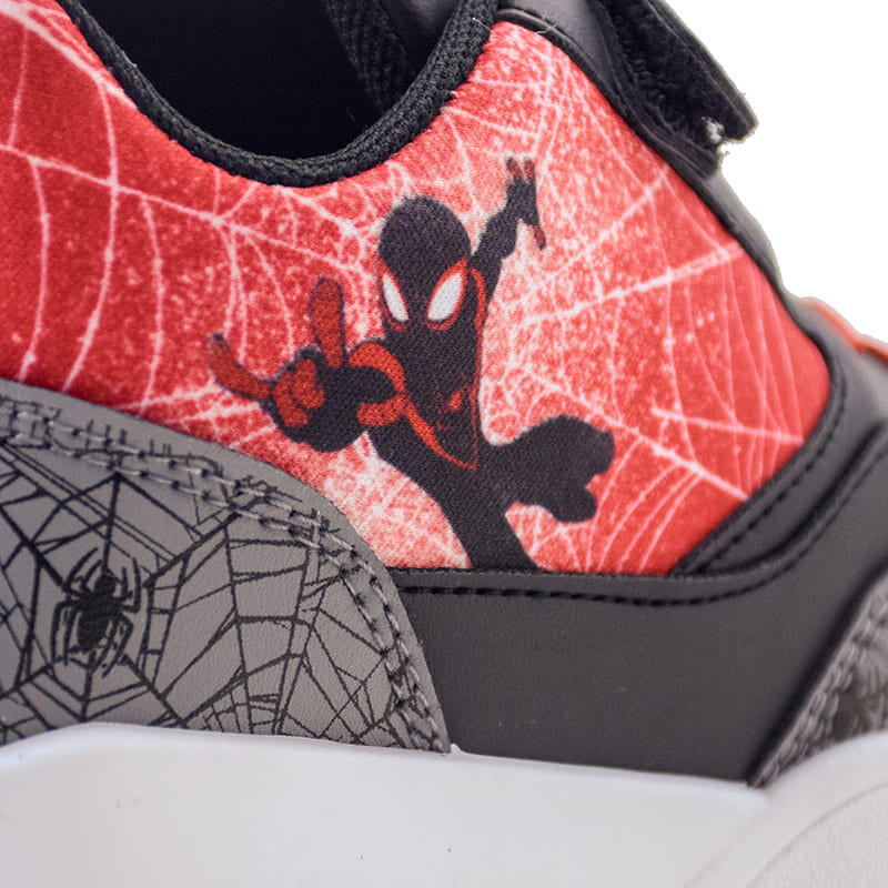 Championes Marvel Spiderman Basket de Niños - SPICFW24601 Negro-rojo