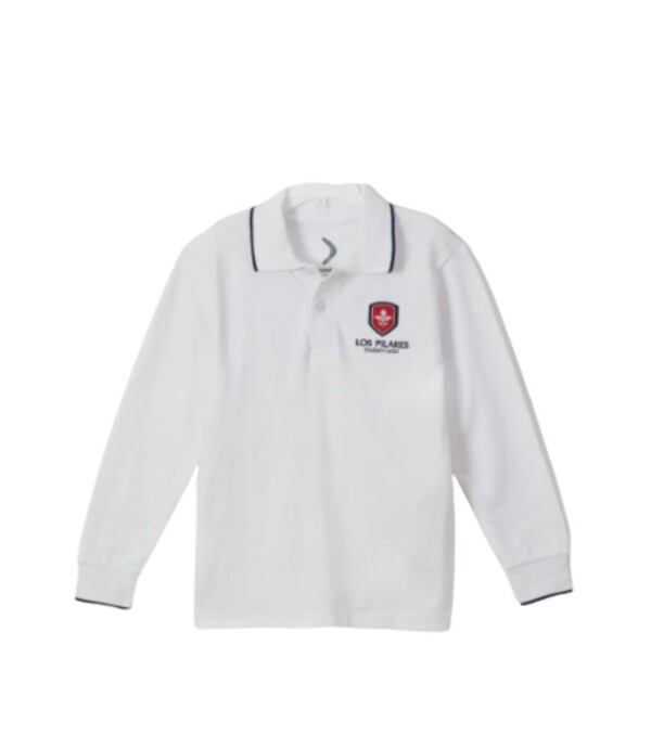 Remera Polo manga larga Los Pilares Blanco