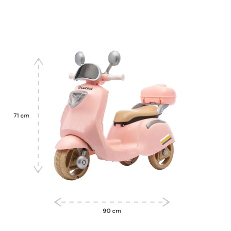 Bebesit Moto a batería Scooby 6v Rosa Bebesit Moto a batería Scooby 6v Rosa