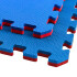 Piso Tatami X10 Goma Eva Encastrable 1x1m 2cm Gimnasio Niños Color Azul Rojo