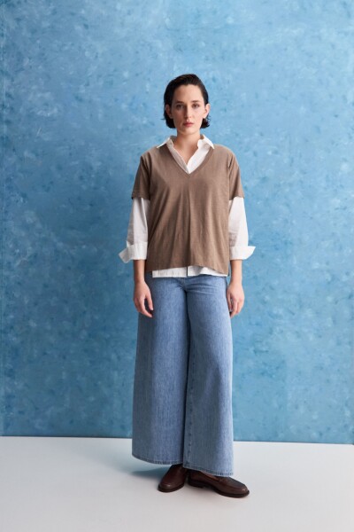 REMERA SOPHIE Visón