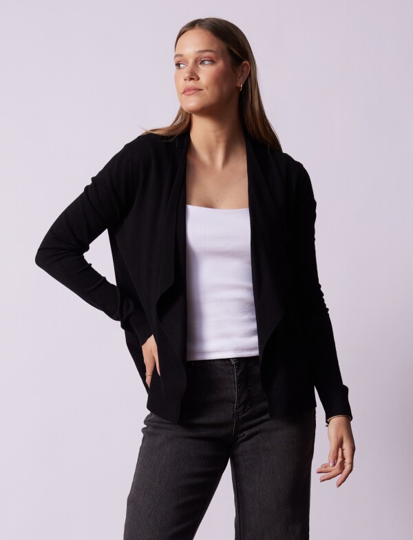 Cardigan Abierto NEGRO