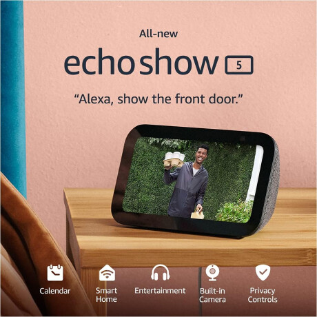 Amazon - Asistente Inteligente Echo Show 5 (Gen 3) - 5,5'' Táctil. 2MP. Wifi. Bluetooth. Alexa. 001