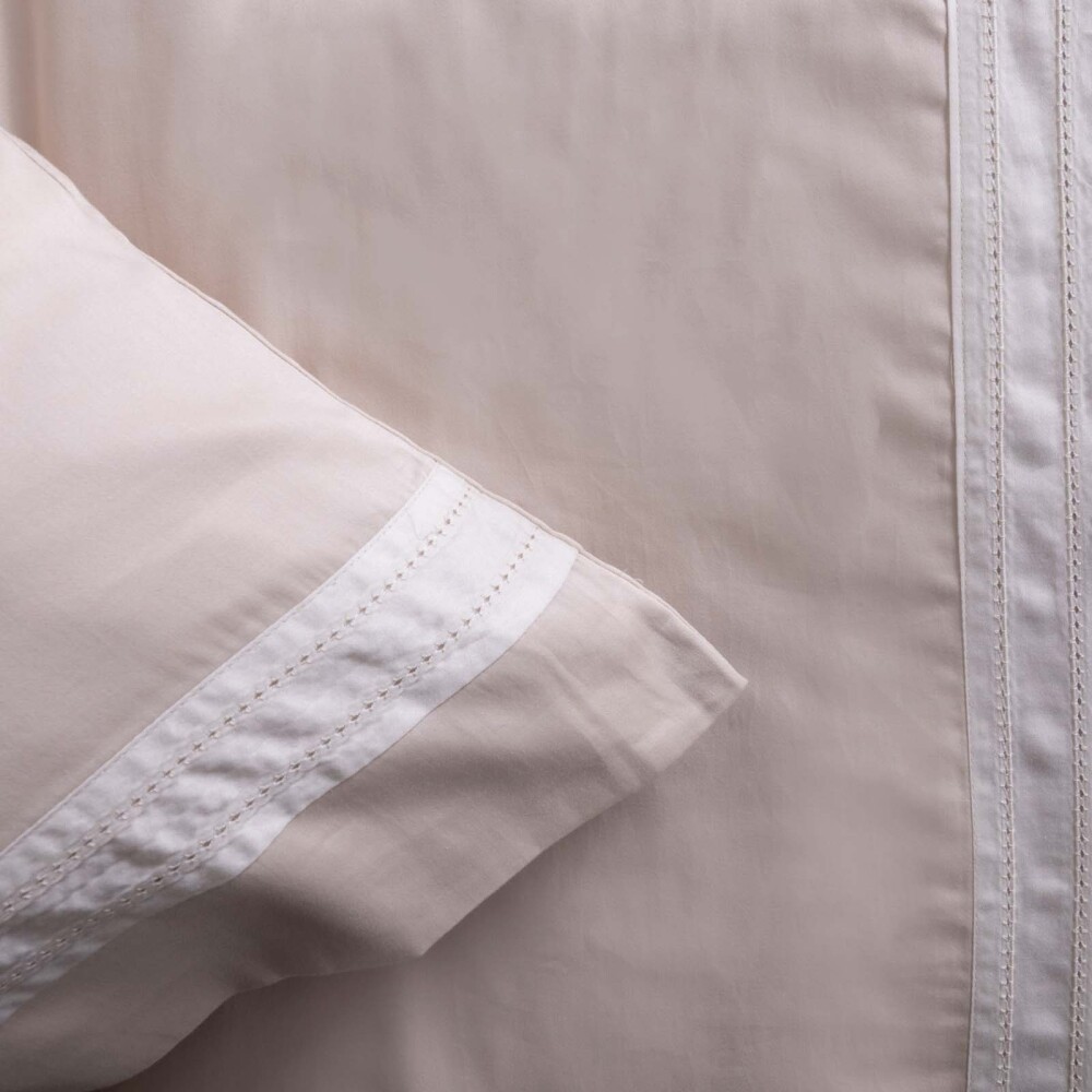 JUEGO DE SABANAS KING ALGODON NATURAL-BEIGE VANILA 300H BEIGE