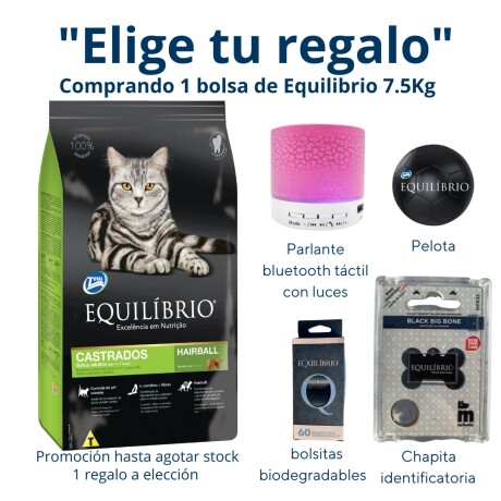 EQUILIBRIO GATO CASTRADO 7.5 KG Equilibrio Gato Castrado 7.5 Kg