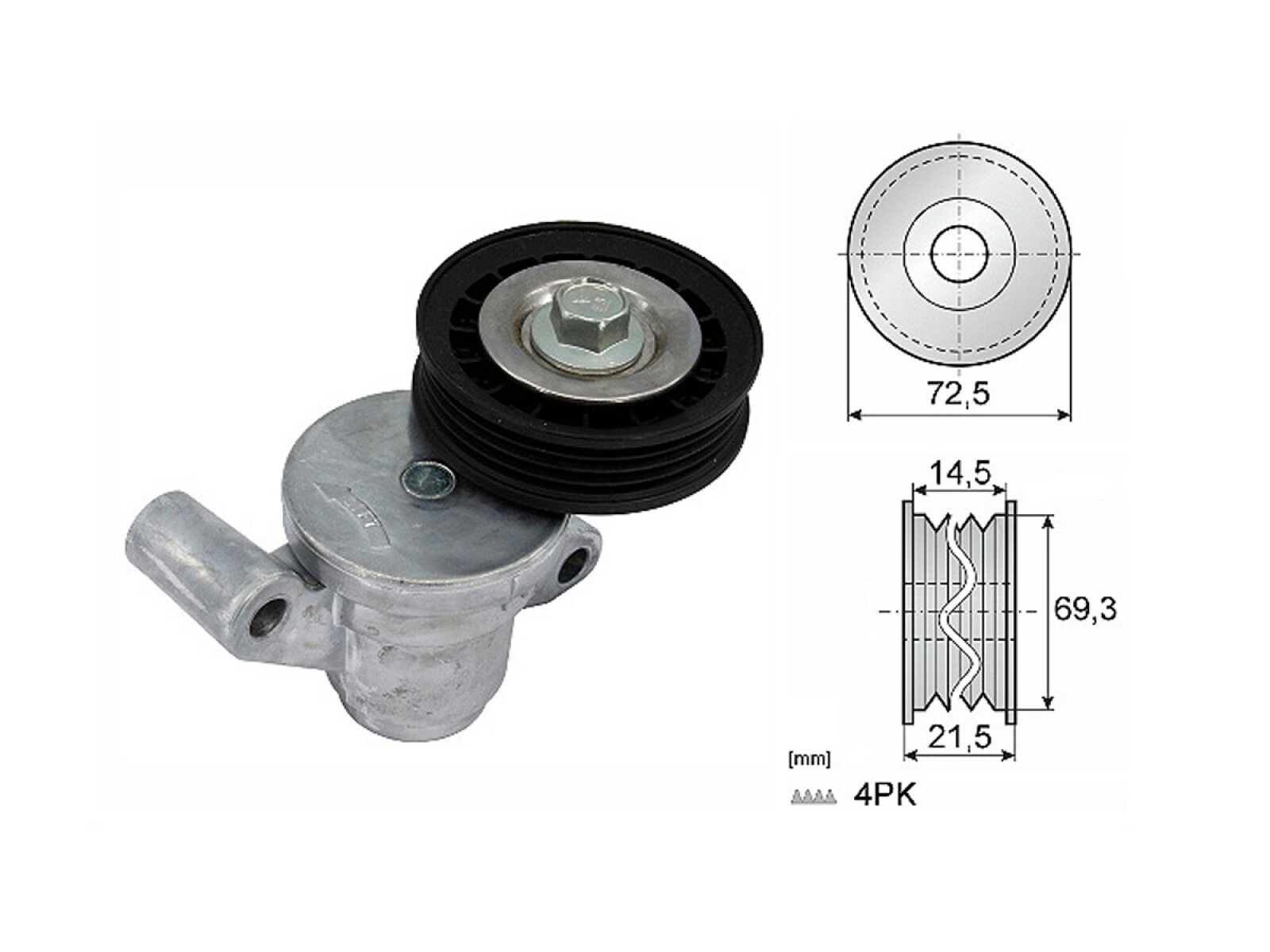 Tensor De La Correa Ford Fusion Se 14-25 