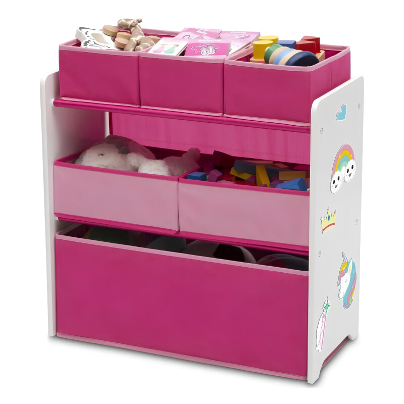 Organizado Infantil Disney C/6 compartimentos Rosado Organizado Infantil Disney C/6 compartimentos Rosado