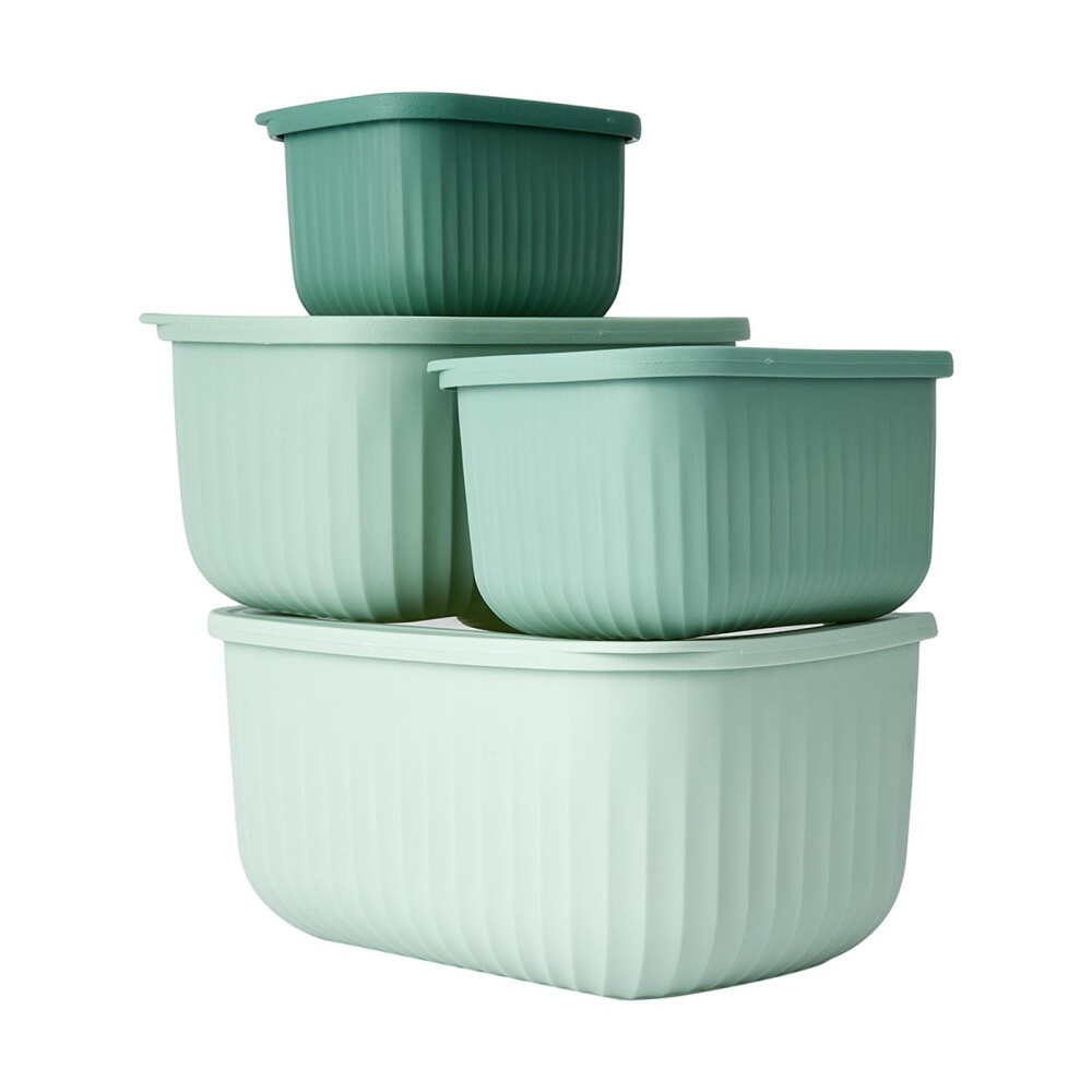 SET 4 TUPPERS 43312092 VERDE POLIPROPILENO 43312092