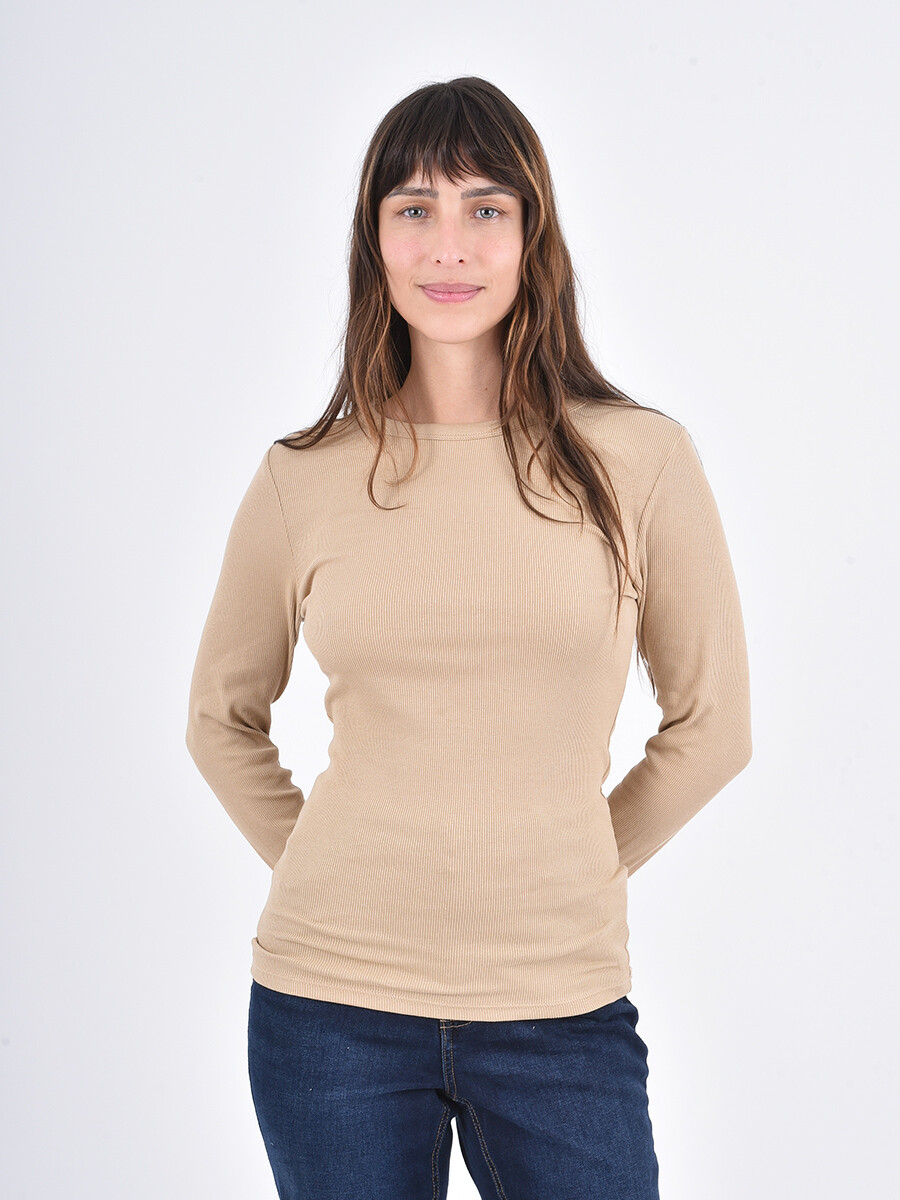 REMERA JESSI - BEIGE 