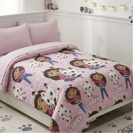 Acolchado en Microfibra Infantil DREAMWORKS 1 Plaza Gabby Acolchado en Microfibra Infantil DREAMWORKS 1 Plaza Gabby