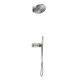 Griferia Ducha Termostatica De Embutir En Brushed Nickel