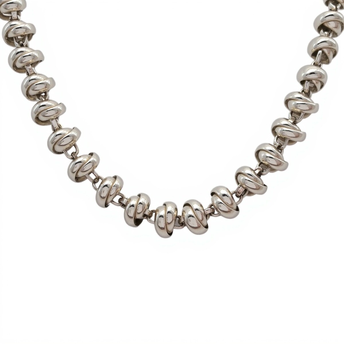 Cadena nudo enlazado-Plata 925-Sin Piedra-CD3360 - sinpiedra 