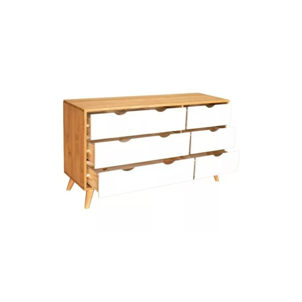 Cómoda 6 Cajones Madera - Linea Dublin Cómoda 6 Cajones Madera - Linea Dublin