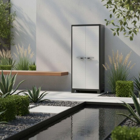 ARMARIO ALTO POLIPROPILENO GRIS KETER TITAN