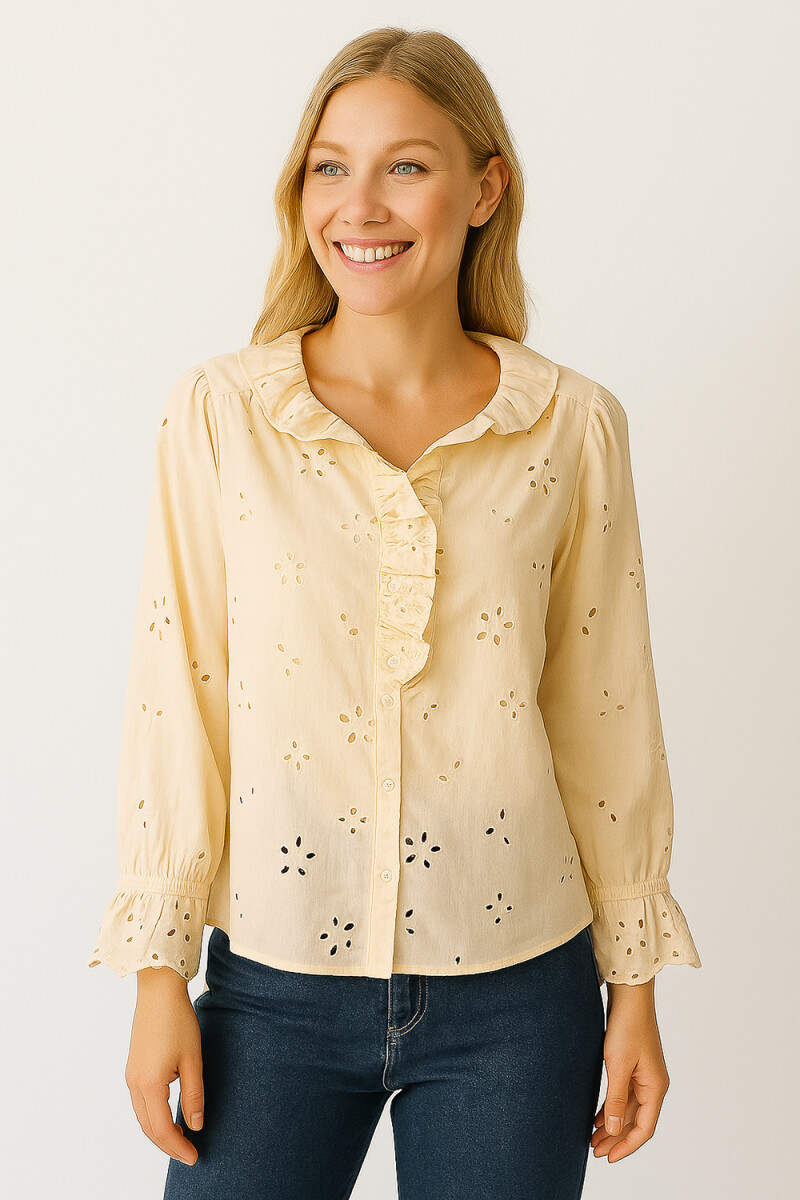 Camisa Jiardin - Rosa Claro 