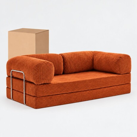 Sillón Cama 2 Cuerpos CloudNest Naranja