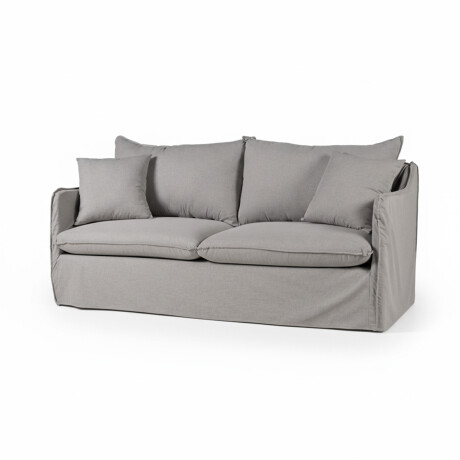 Sofá Snow con Funda - Tela Rústica - 2,5 cuerpos TO001-1634 (Gris)