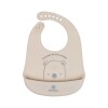 Babero silicona KIKKABOO beige