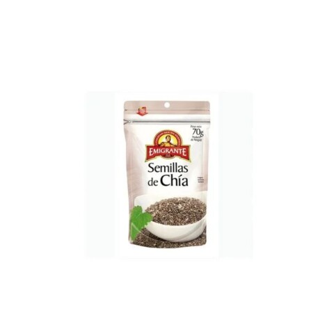 SEMILLAS DE CHÍA 70GRS SEMILLAS DE CHÍA 70GRS