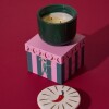 VELACMD Vela De Vidrio Doble Mecha Con Tapa 8oz Paddywax- Chili Pepper & Mango